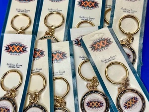 Super Bowl 30 XXX Key Chain Dallas Pittsburg Sun Devil Stadium Keychain 10 LOT - Picture 1 of 22