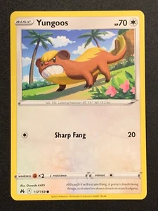 Yungoos | 117/159 | Common | SWSH: Crown Zenith | Pokemon TCG - Bild 1 von 3