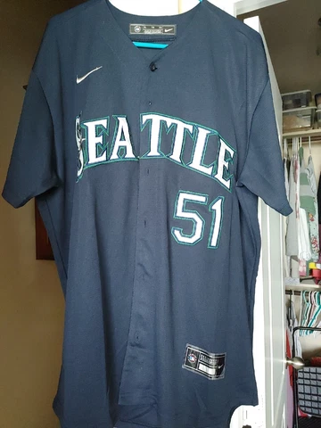 Randy Johnson Mariners stitched XL jersey NO TAGS Cover