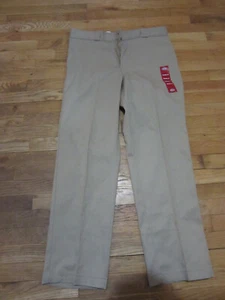 NWT MENS 36 x 32 DICKIES 874 ORIGINAL FIT BEIGE WORK PANTS KHAKIS FLEX FIT - Picture 1 of 2