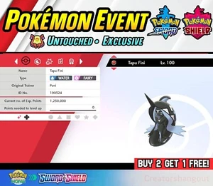 Brillante Evento Tapu Fini PGL Americana Espada y Escudo Pokémon | INTACTO - Imagen 1 de 5