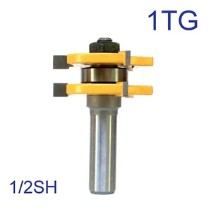 1PC 1/2" Shank Tongue and Groove Assembly Router Bit S - Picture 1 of 12