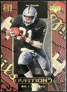 1999 Upper Deck Ovation - #42 Tim Brown - Holo Foil - Picture 1 of 2
