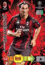 2010/2011 Panini Adrenalyn XL UEFA Champions League 10/11 201 Zlatan Ibrahimovic