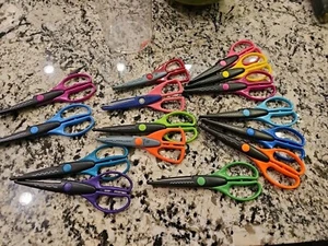 Set Of 15 Crafting Scissors Zigzag Wavy Fancy Border - Picture 1 of 7