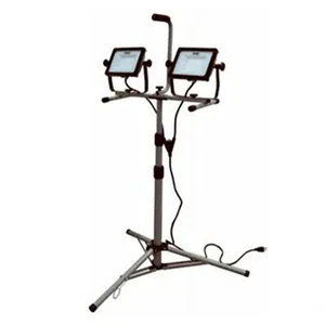 Master Electrician 10,000 Lumens LED Tripod Work Light with 6 Foot Cord, Black - Picture 1 of 6