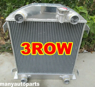 Full Aluminum Radiator 3 Rows for Ford Model A W/Flathead Engine 1928 1929 Auto - Изображение 1 из 4