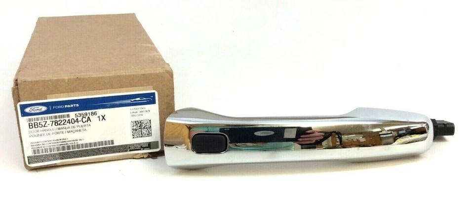 Ford Explorer 2011-2019 delantero cromado exterior un botón manija de puerta nuevo OEM Foto 1 de 4