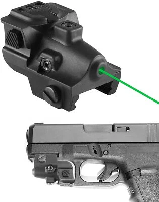 Pistol Subcompact Green Dot Laser Sight Rechargeable Used for Picatinny Rail - Image 1 of 4