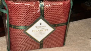 WATERFORD LINENS DUAL QUEEN BED SKIRT 60"X80" NEW - Picture 1 of 2