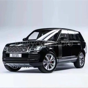 LCD 1:18 Black Range Rover SVA Luxury SUV Sports Model Diecast Metal Car Gift - Picture 1 of 18