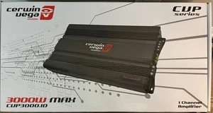 Cerwin Vega CVP3000.1D Monoblock Car Audio Amplifier CVP Series Subwoofer Amp - Picture 1 of 9