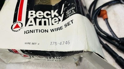 Juego de cables de bujías Beck Arnley 175-4746 camioneta Toyota Celica Corona 1975-1979 Foto 1 de 3