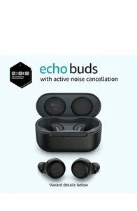 Echo Buds con cancellazione attiva del rumore (ultimo modello), custodia di ricarica cablata - Foto 1 di 11