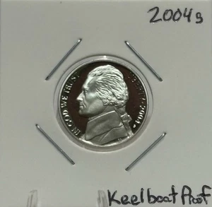 (2) Zwei 2004-S Gem Proof Jefferson Nickels, Low Mint, Keelboat/Peace Medal🔥 - Bild 1 von 8