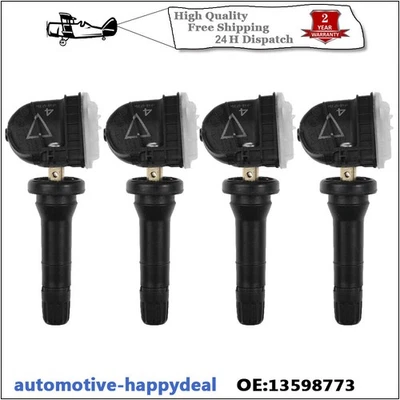 4X Tyre Pressure Sensor 13506028 13598773 Fits For Vauxhall Astra K 2015-2020 - Image 1 of 4