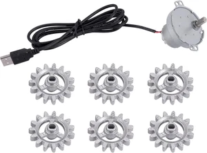 Rotazione Automatica Spiedino Grill Strumenti Metallo BBQ Telaio Rotante Ingrana - Foto 1 di 12