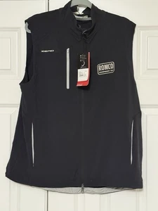 NEW w/ Tags Zero Restriction Z550 Golf Vest Mens Black/Metallic Size Large L - Picture 1 of 9
