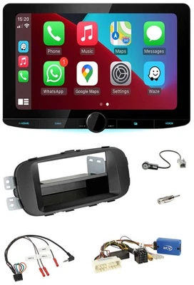 Kenwood Lenkrad USB DAB Bluetooth Autoradio für Kia Soul 2016-2019 schwarz - Bild 1 von 4
