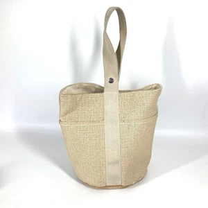 HERMES Saksaw PM Saksaw PM Tasche Beuteltasche Tasche Handtasche Canvas Beige - Bild 1 von 15