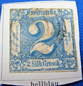 GERMAN STATES - THURN & TAXIS   1863 -  SCOTT # 19   -     USED   (eh137) - Picture 1 of 2