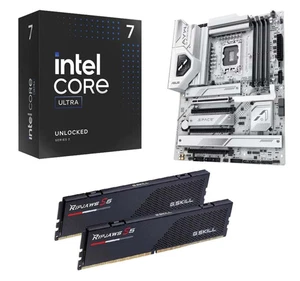 New Intel Core Ultra 7 265KF ASUS Z890 AYW Gaming WiFi W ATX G.Skill S5 32G - Picture 1 of 8