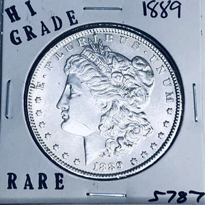 1889 MORGAN SILBER DOLLAR HOHE QUALITÄT ECHTE US-PRÄGEANSTALT SELTENE MÜNZE 5787 - Bild 1 von 3