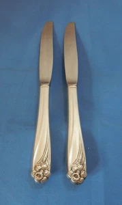 1847 Rogers International Silverplate 1950 Narzissen Tafelmesser - 2 - Bild 1 von 10