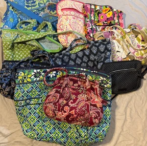 10 Vera Bradley verschiedene Taschen zum Basteln Mehrzweck Nähen Posten wie besehen #37 - Bild 1 von 22