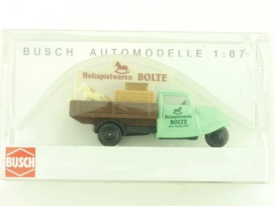 Busch 40640 Tempo Tricycle Wood Toys Bolte Charge Mint! Boxed 1705-29-52 - Image 1 of 2