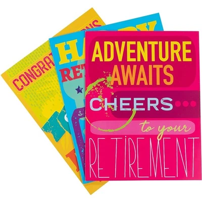 3x Large Jumbo Retirement Farewell Cards+Envelopes Coworkers Employee, 8.5x11" - Image 1 of 4