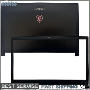 LCD Back Cover & LCD Front Bezel For MSI GS73 GS73VR 7RG-035CN MS-17B1 - Afbeelding 1 van 13