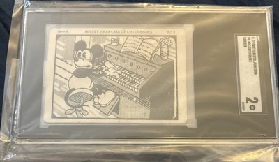 1929/30 Juncosa Chocolate Mickey Mouse ROOKIE SET BREAK - ¡El más antiguo Disney! #8 Foto 1 de 2