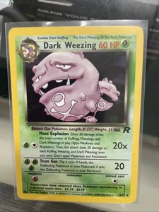 Dark Weezing 14/82 Team Rocket Unlimited Pokemon - Picture 1 of 2