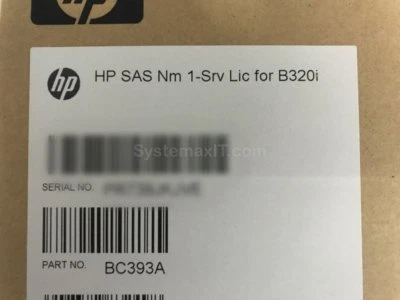 BC393A - HPE SAS Nm 1-Server License for B320i RAID Controller - Image 1 of 2