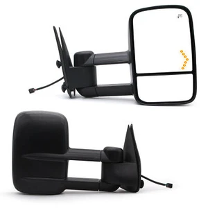 Pair Power Heated Tow Mirrors Fits 1999-2002 Chevy Silverado Sierra 1500 2500 HD - Picture 1 of 11