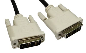 Cable de plomo macho a macho DVI 18 + 1 pin - Imagen 1 de 2