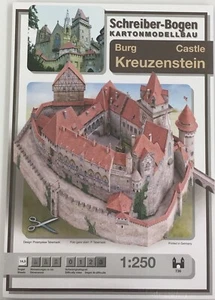 Schreiber-Bogen Kartonmodellbau Burg Kreuzenstein | Papier Modellbausatz 1:250 - Bild 1 von 3