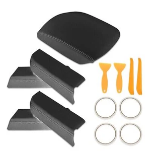 Black Door Panel Center Console Lid Armrest Cover For Honda Pilot 2009-2015 - Picture 1 of 54