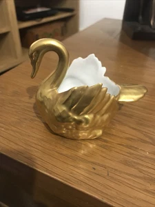 Vista Alegre Gilt Swan Salt - Bild 1 von 5