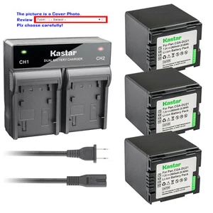 Kastar Battery Rapid Charger for HITACHI DZ-BP21S DZ-BP14S DZ-BP7SJ and CGA-DU21 - Picture 1 of 10