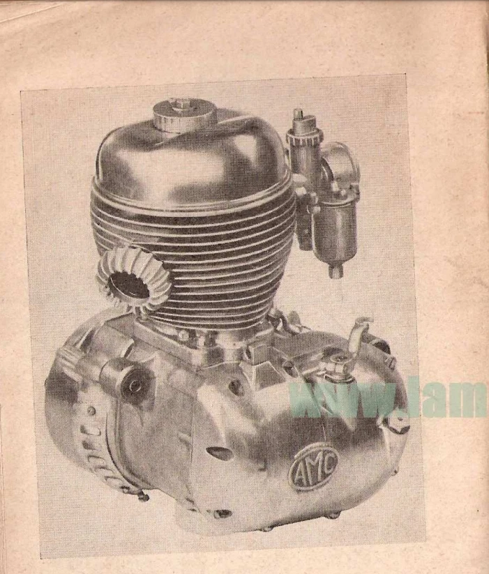 1948-55 AMC 125 175 4T Motocicleta Motor Piezas Manual 34 Páginas Francés PDF CD Disco Foto 1 de 4