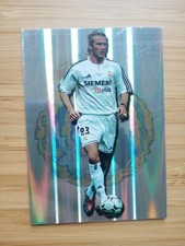David Beckham Mundicromo Las Fichas De La Liga 2003/2004 Foil Card Refractor