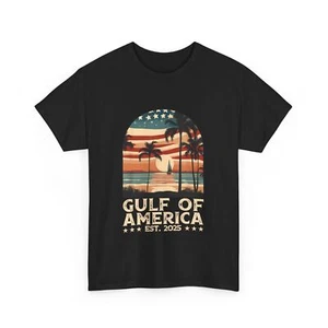 Gulf of USA America Est 2025 Shirt, American Flag Gulf Women Men T-shirt - Picture 1 of 9