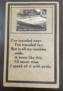 Postal de colección DELPHOS Milling Co. central eléctrica KANSAS KS 1914 - Imagen 1 de 6