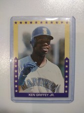 1989 Ken Griffey Jr Oddball Purple Stars - Seattle Mariners