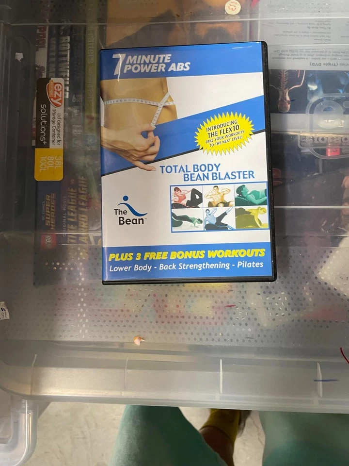 7 MINUTE POWER ABS & TOTAL BEAN BLASTER  vgc dvd t313 - Image 1 of 1