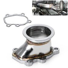 V- band Clamp Flange 2.5" 63mm Turbo Down Pipe Adapter Fit For T25 T28 GT25 GT28