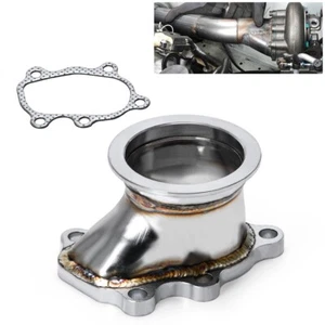 V- band Clamp Flange 2.5" 63mm Turbo Down Pipe Adapter Fit For T25 T28 GT25 GT28 - Picture 1 of 12