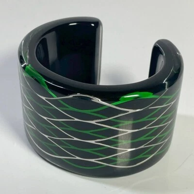 Bracciale KENZO × H&M nero verde lucite - Immagine 1 di 4